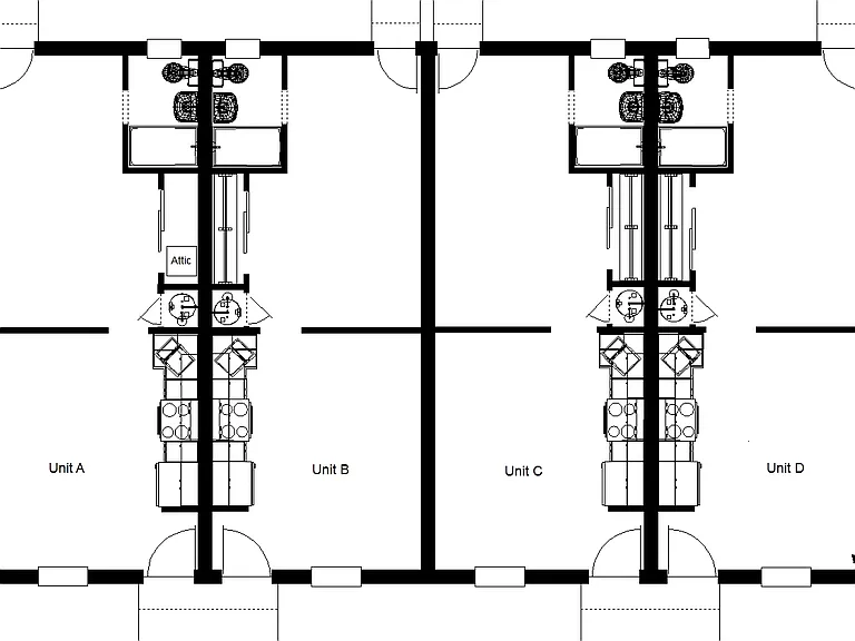 Floor plan, all units