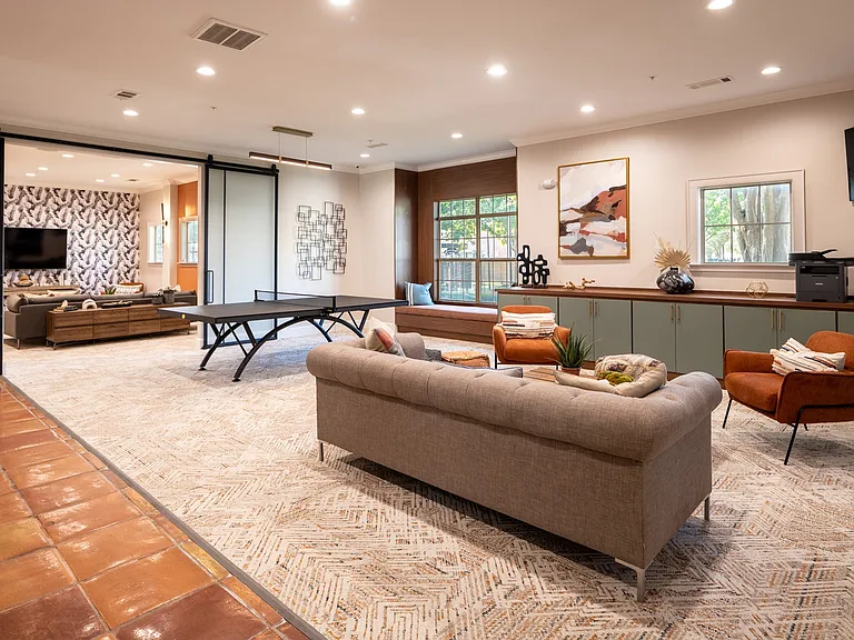 Resident Lounge with Ping-Pong Table