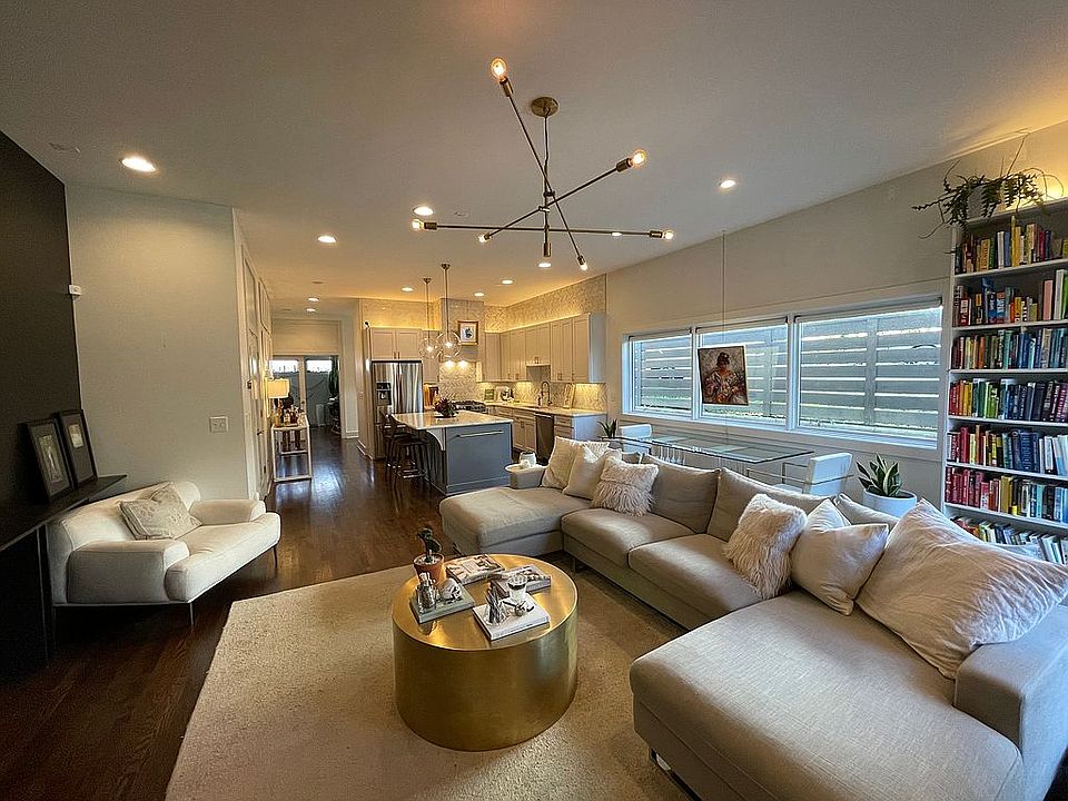 Living Room, Kitchen, Dining