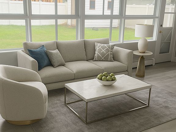 Virtually Staged living space