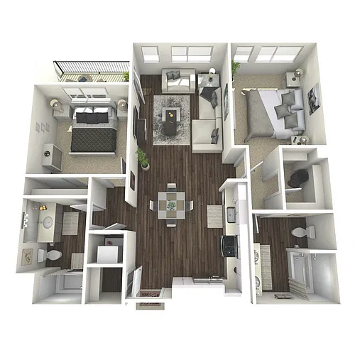 Floor plan B1