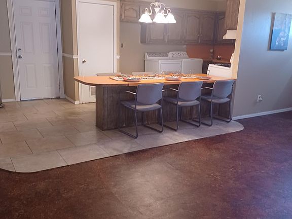 Living room and kitchen view