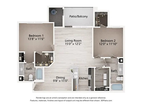 Floor plan The Cabarrus