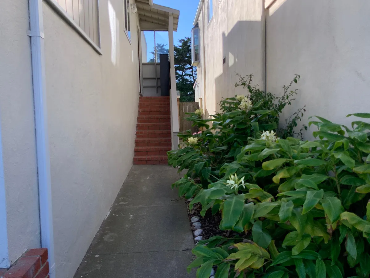 Stair way to the upstairs unit - 46 Montebello Dr