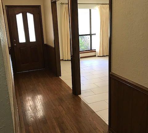 Front entry.