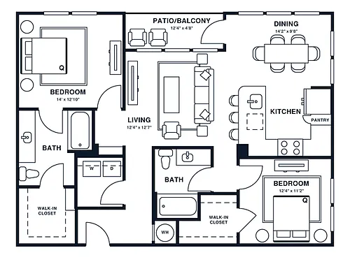 Floor plan B6