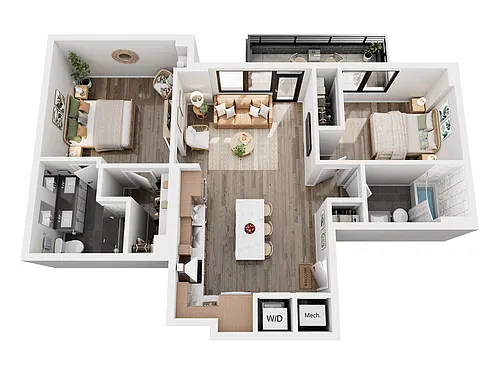 Floor plan B2