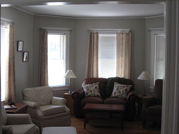View from dining room back into living room.