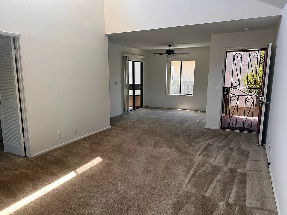 Standing beside Air Conditioning unit. Looking toward entrance and dining area