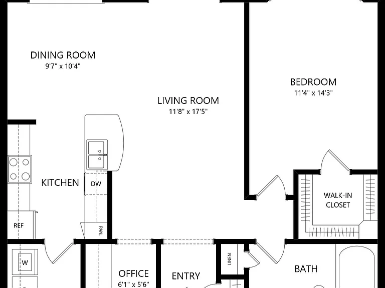 A-A4S floor plan Residences at The Triangle