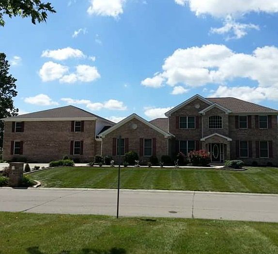 Front of house. Gym on left.