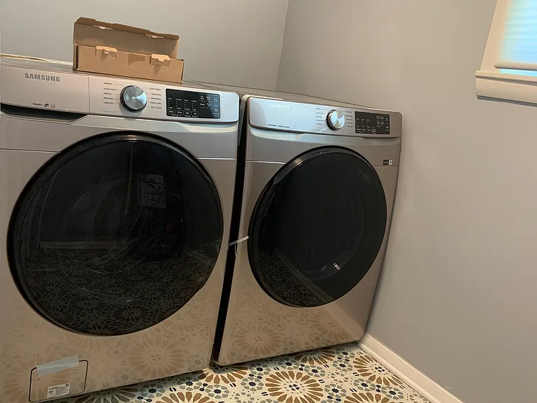 Laundry room. However, there is shelving. New picture will be added later.