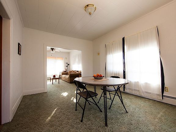 Spacious dining right off the kitchen.