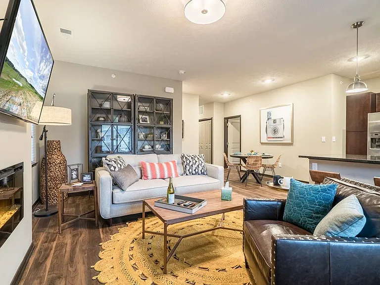 The open layout of our living areas provides ample room for creating a cozy retreat or entertaining guests with ease.