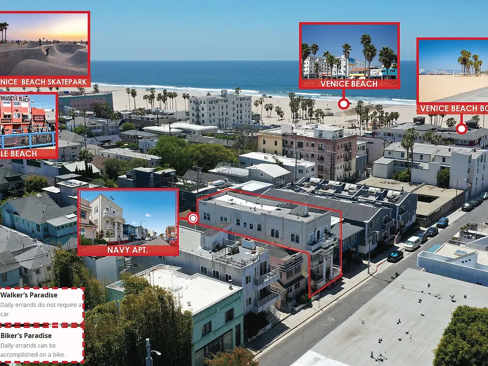 SUPERB LOCATION! steps away from Venice Beach and Boardwalk, close to Restaurants and shopping on Venice Boardwalk + Main St