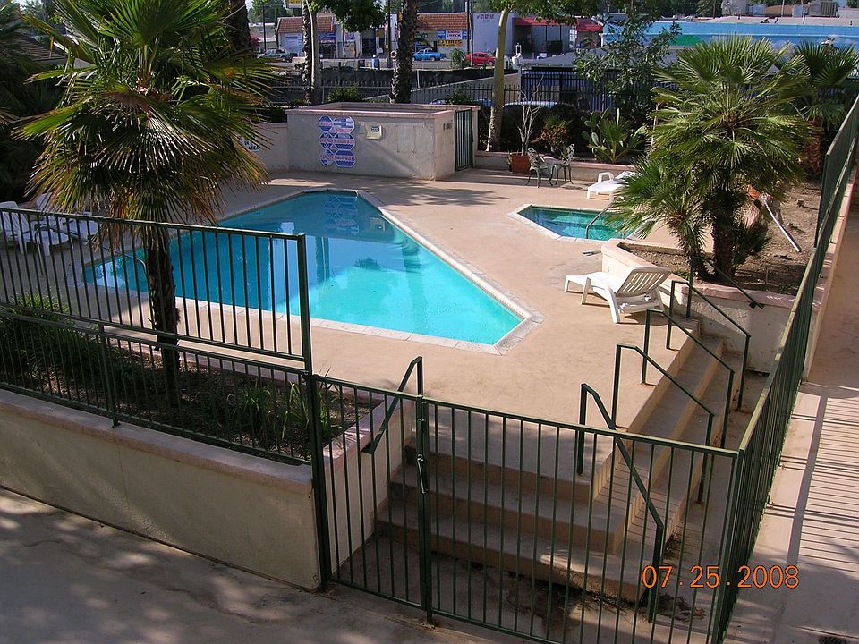 View of pool from balony