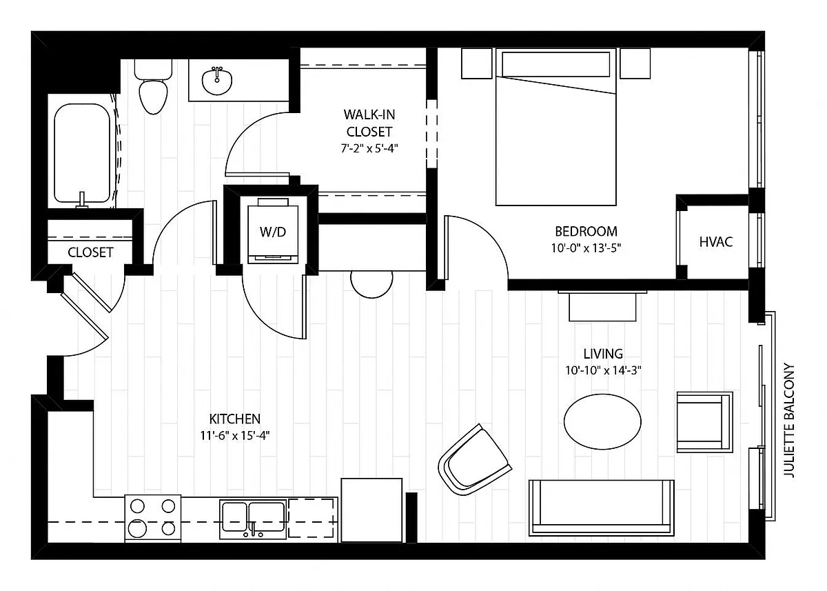 Floor plan Helsinki 5