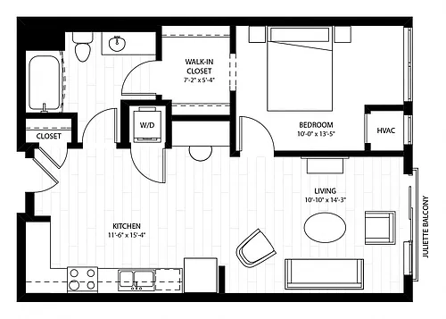 Floor plan Helsinki 5