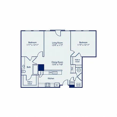 Floor plan B1A