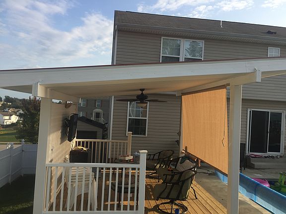 Cabana/ shed in background 