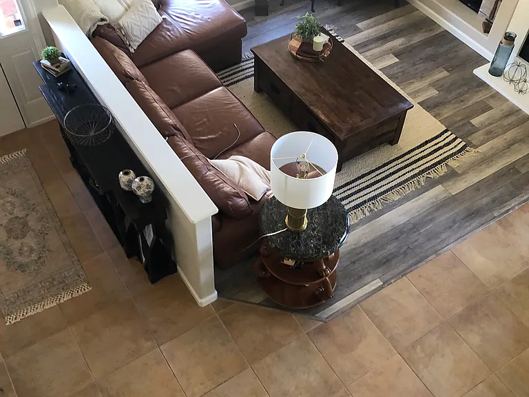 Looking from the loft.