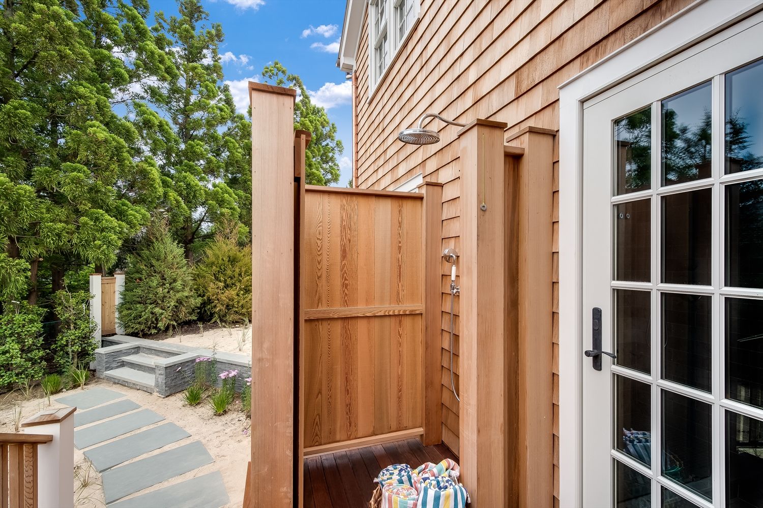 outdoor shower