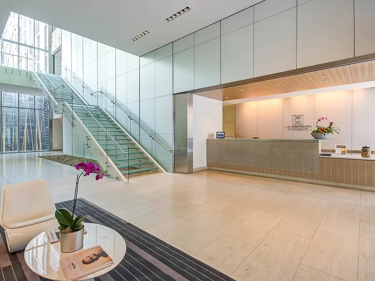 A welcoming first impression at The Apartments at CityCenter.