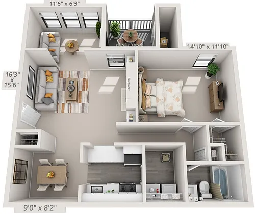 Floor plan A2 Gold