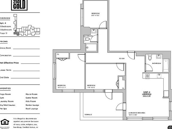 2nd image of 260 Gold St APT 1104
