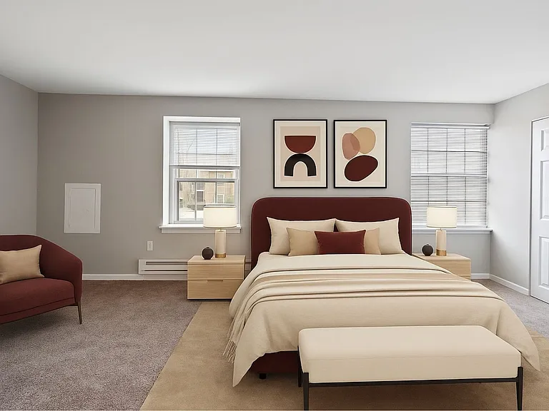 Step into comfort at Newpointe Apartments, where modern design meets tranquil living. Enjoy spacious bedrooms filled with natural light, stylish decor, and cozy furnishings. Make your move today and elevate your lifestyle!