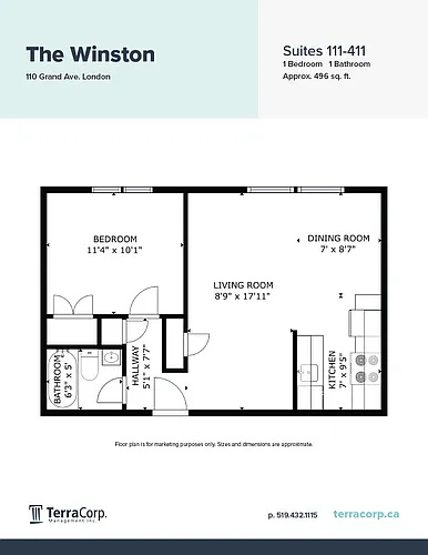 Floor plan 111-411
