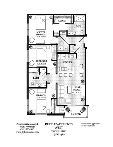 Floor plan E1