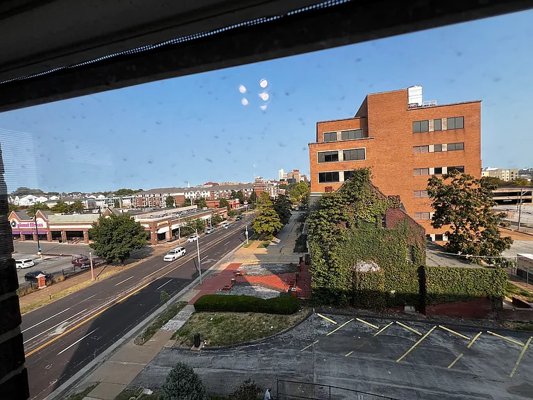 Here is the view to the east from the main room of Apt. 501.