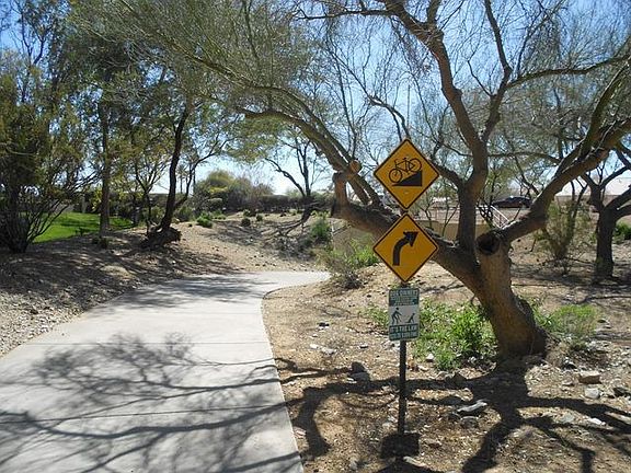 Riding walking endless path 