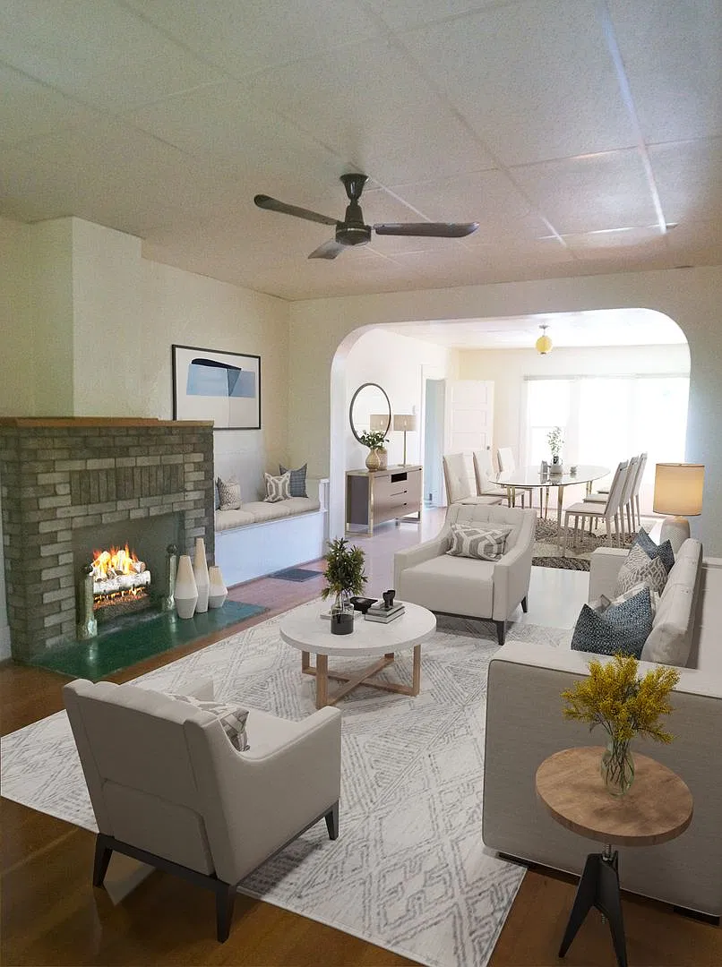 Main level unit in close in SE 4-plex! Shared backyard space, on site laundry, all dogs welcome! — Photo 1