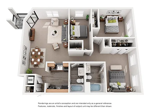 Floor plan 3 Bedroom