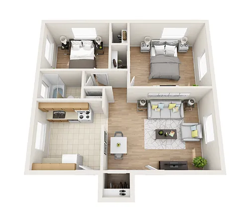 Floor plan Kingsley