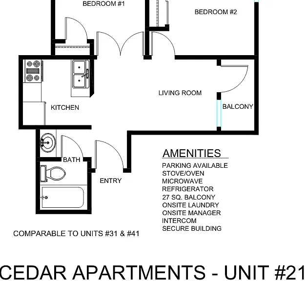 Cedar Apartments — Photo 21