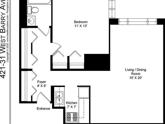 5th image of 421 W Barry Ave APT 405