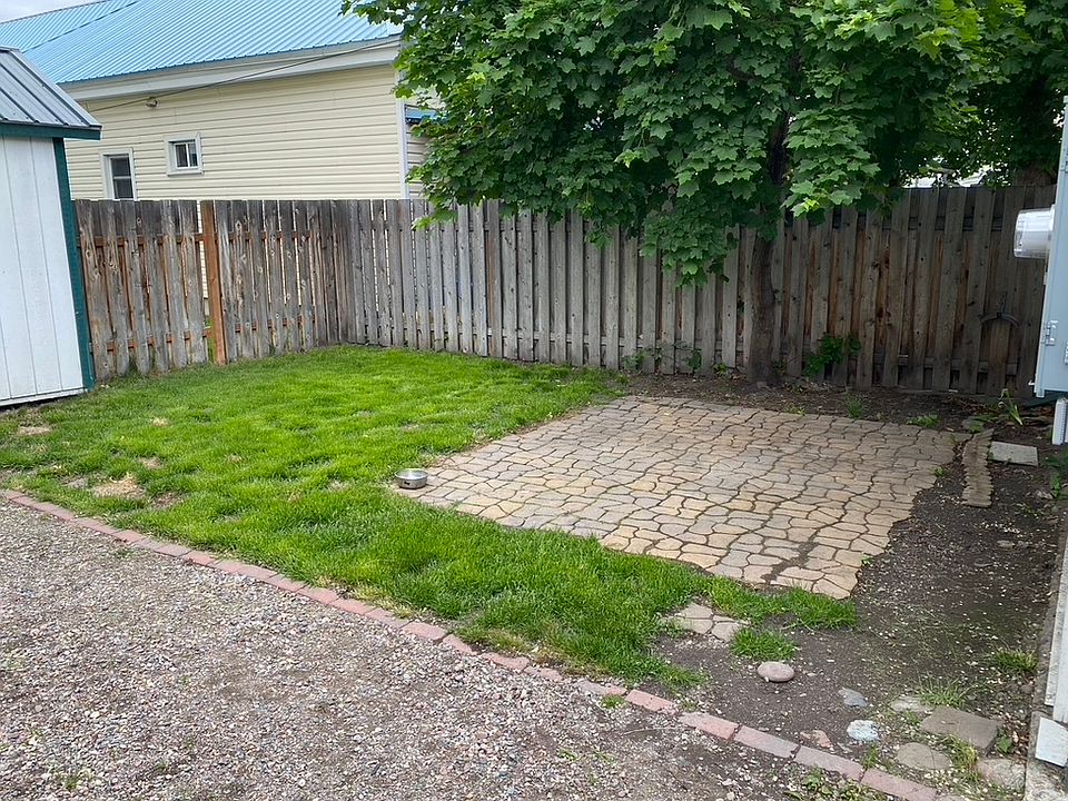 Yard, patio.