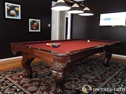 Pool Room; to left of foyer