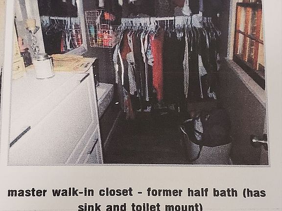 Half bath just needs toilet installed