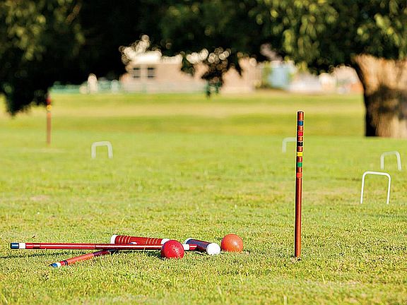 Croquet field
