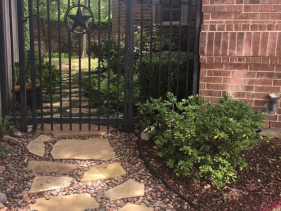Wrought iron gate