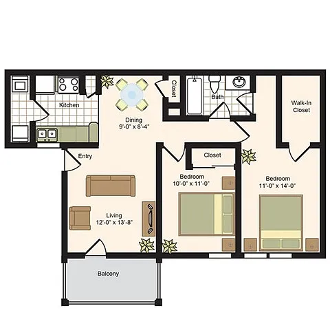 Floor plan B4