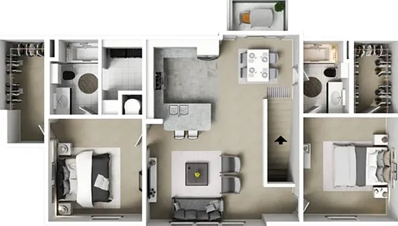 2Bedroom 2Bathroom above Garage apartment home. 2Bedroom 2Bathroom above Garage apartment home.