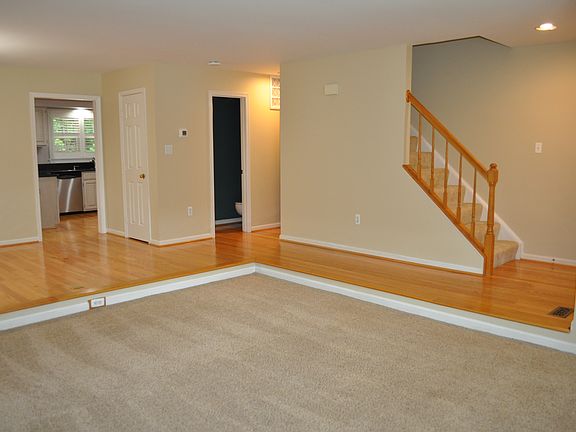 Main level-living room and dining room