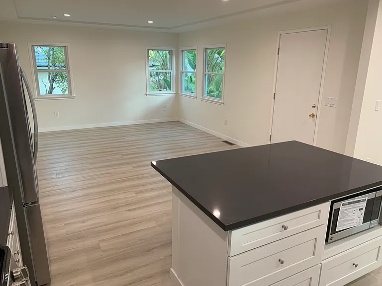 kitchen to living room