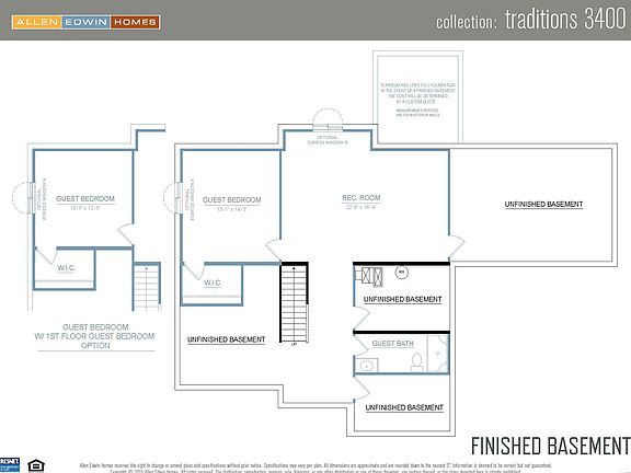 T3400 9.0 Finished Basement
