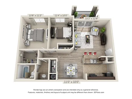 Floor plan Reservior 2x1